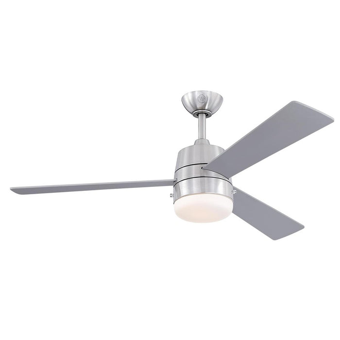 Westinghouse Brinley 3Bld 52" Ceiling Fan, LED Light, Nickel/Silver - 7304900