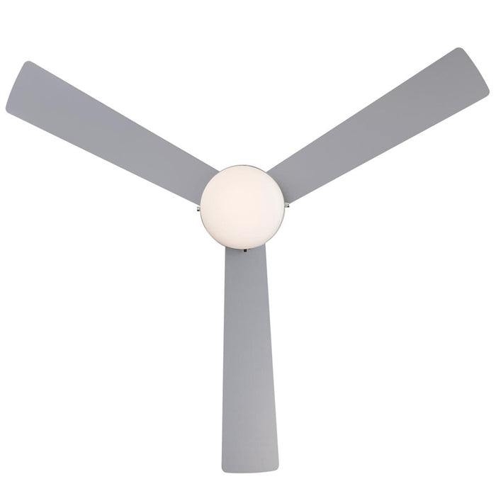 Westinghouse Brinley 3Bld 52" Ceiling Fan, LED Light, Nickel/Silver