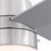 Westinghouse Brinley 3Bld 52" Ceiling Fan, LED Light, Nickel/Silver