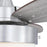 Westinghouse Alloy 3Bld 42" Ceiling Fan, LED Light, Nickel/Oak