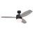 Westinghouse Drake 3Bld 48" Ceiling Fan, LED Light, Gun Metal/Oak - 7305200