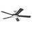 Westinghouse Comet 5Bld 52" Ceiling Fan, LED Light, Nickel/Charcoal - 7305400