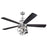 Westinghouse Stella Mira 5Bld 52" Ceiling Fan, LED, Nickel/Wengue - 7305700