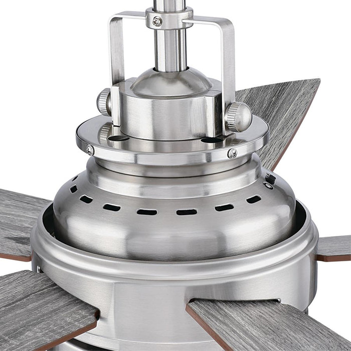 Westinghouse Stella Mira 5Bld 52" Ceiling Fan, LED, Nickel/Wengue