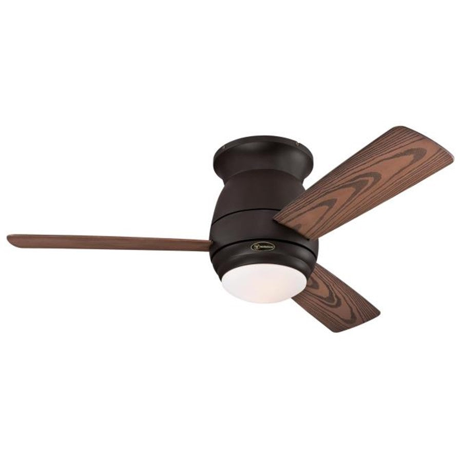 Westinghouse Halley 3Bld 44" Ceiling Fan, LED Light, Black-Brz/Cherry - 74004B00
