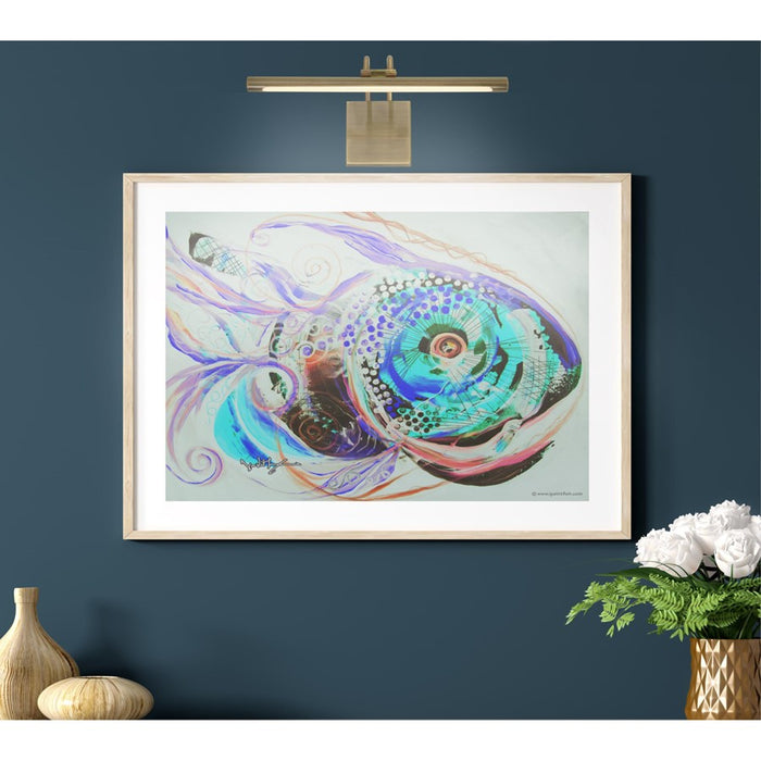 Westinghouse 1 Light 17" Picture Light, Antique Brass