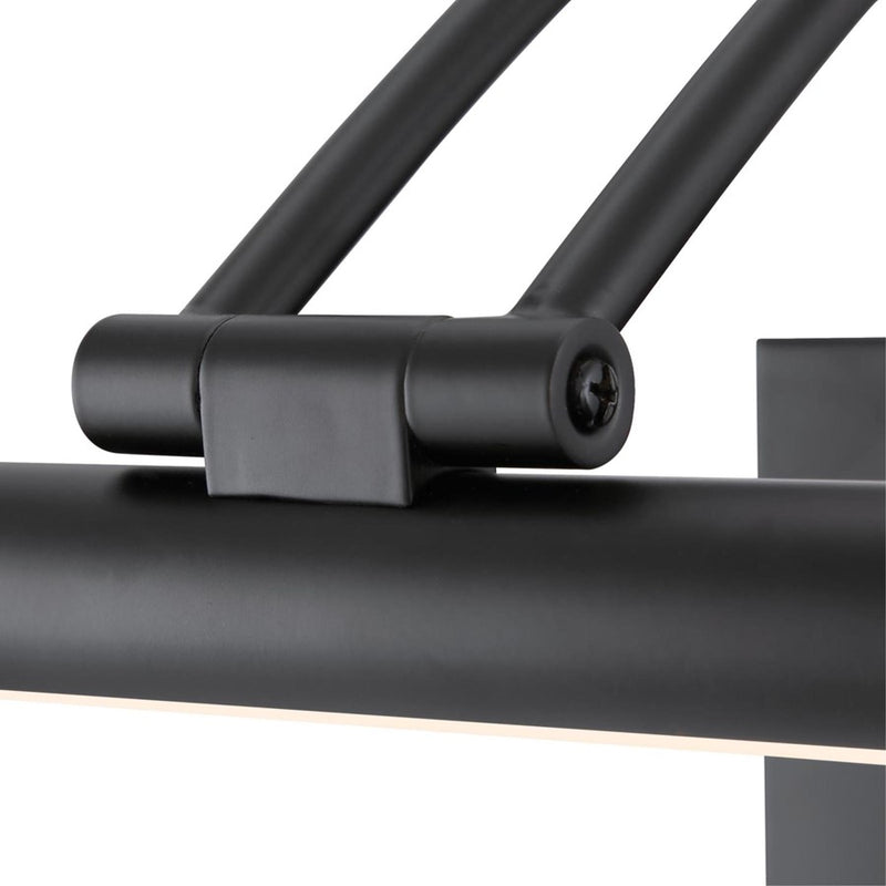 Westinghouse 17in 1-Light Picture Light | Matte Black Aluminum & Steel | Living Room & Hallway Accent | 794 Lumens 3000K Dimmable | Model 7501600