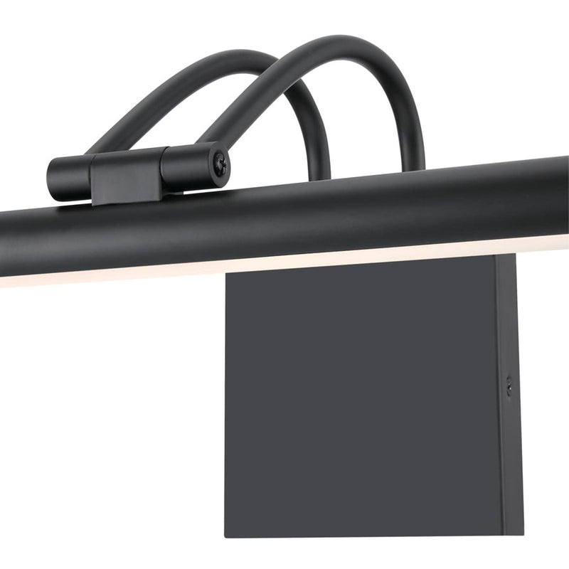 Westinghouse 17in 1-Light Picture Light | Matte Black Aluminum & Steel | Living Room & Hallway Accent | 794 Lumens 3000K Dimmable | Model 7501600