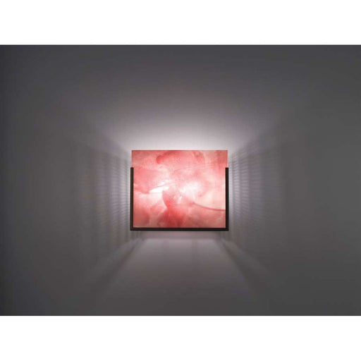 WPT Design FN Wide 11in 2-Light Wall Sconce | Silver and Whirlpool Amber Art Glass | Hallway & Bedroom | 11 x 4 x 10 in | Model FNWIDE-SV-WPAM