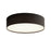 AFX Lighting Ashland 1Lt 12" LED Flush Mount, White/Black - ALDF12LAJUDBK