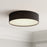 AFX Lighting Ashland 1Lt 12" LED Flush Mount, White/Black