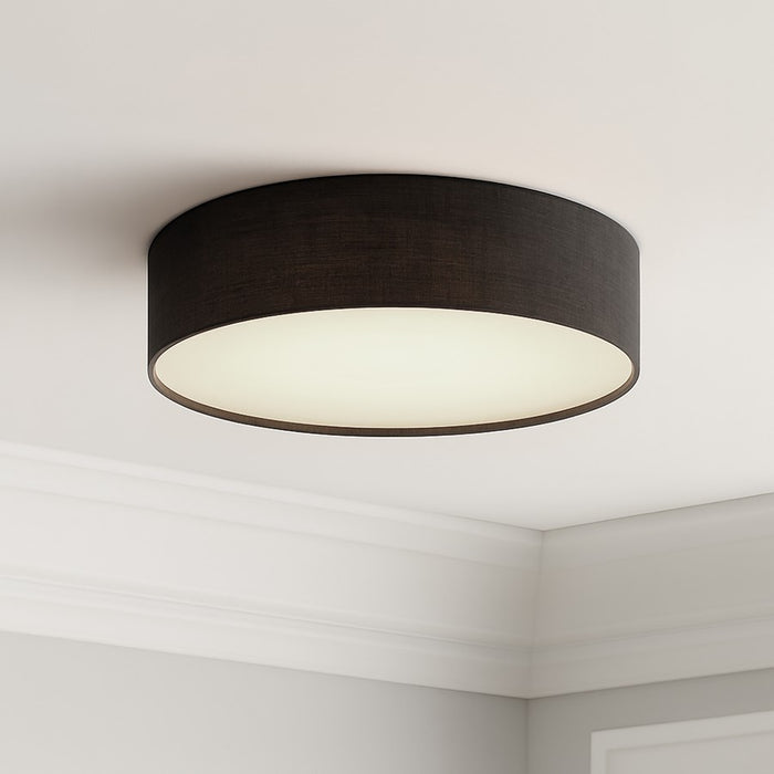 AFX Lighting Ashland 1Lt 12" LED Flush Mount, White/Black