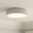 AFX Lighting Ashland 1Lt 12" LED Flush Mount, White/Grey