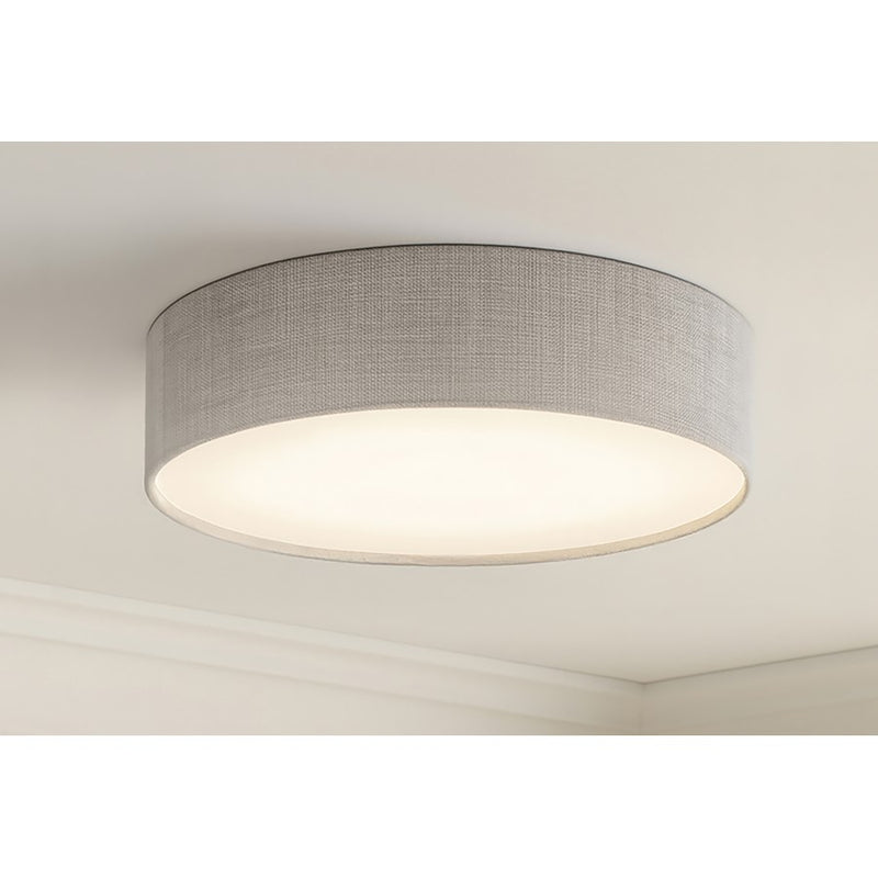 AFX Lighting Ashland 1Lt 12" LED Flush Mount, White/Grey