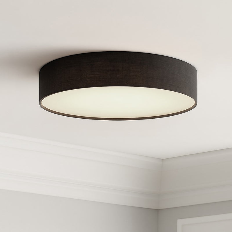 AFX Lighting Ashland 1Lt 16" LED Flush Mount, White/Black