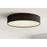 AFX Lighting Ashland 1Lt 16" LED Flush Mount, White/Black