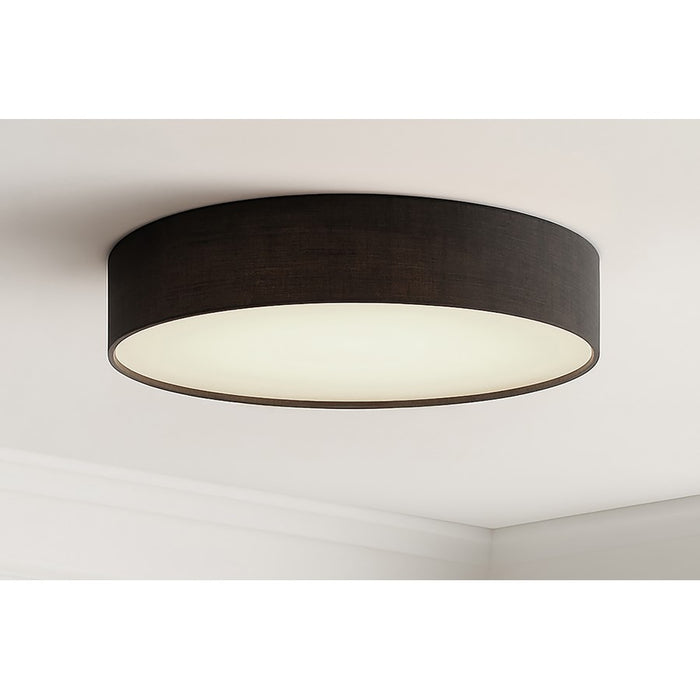 AFX Lighting Ashland 1Lt 16" LED Flush Mount, White/Black