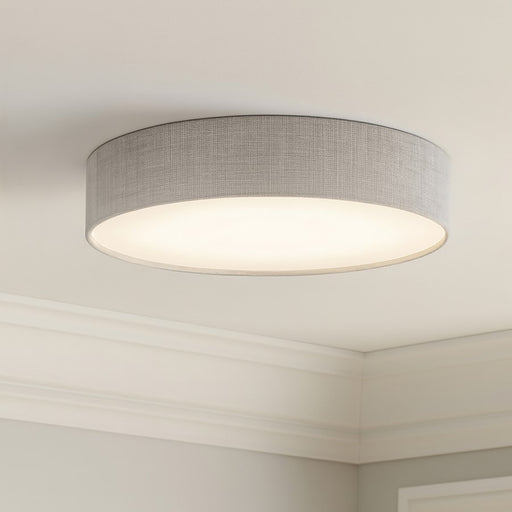 AFX Lighting Ashland 1Lt 16" LED Flush Mount, White/Grey