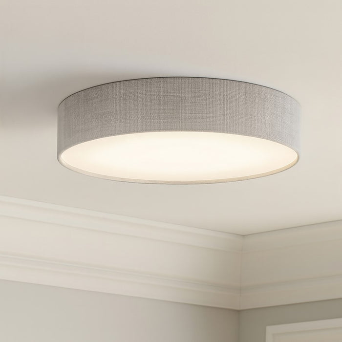 AFX Lighting Ashland 1Lt 16" LED Flush Mount, White/Grey