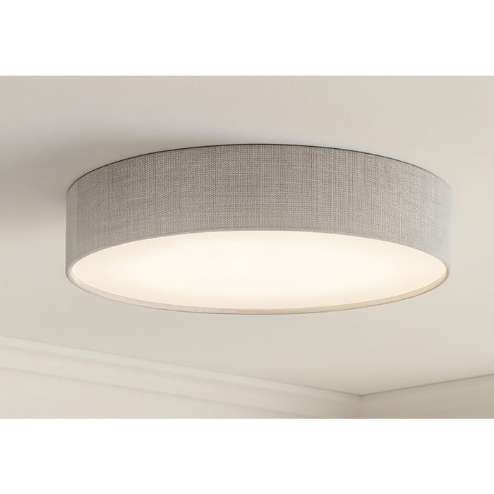 AFX Lighting Ashland 1Lt 16" LED Flush Mount, White/Grey