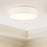 AFX Lighting Ashland 1Lt 16" LED Flush Mount, White/White