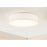 AFX Lighting Ashland 1Lt 16" LED Flush Mount, White/White
