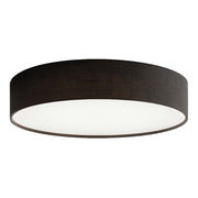 AFX Lighting Ashland 1Lt 19" LED Flush Mount, White/Black - ALDF19LAJUDBK