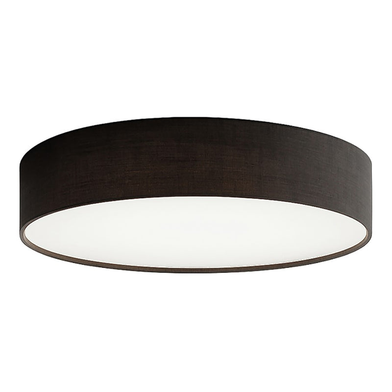 AFX Lighting Ashland 1Lt 19" LED Flush Mount, White/Black - ALDF19LAJUDBK