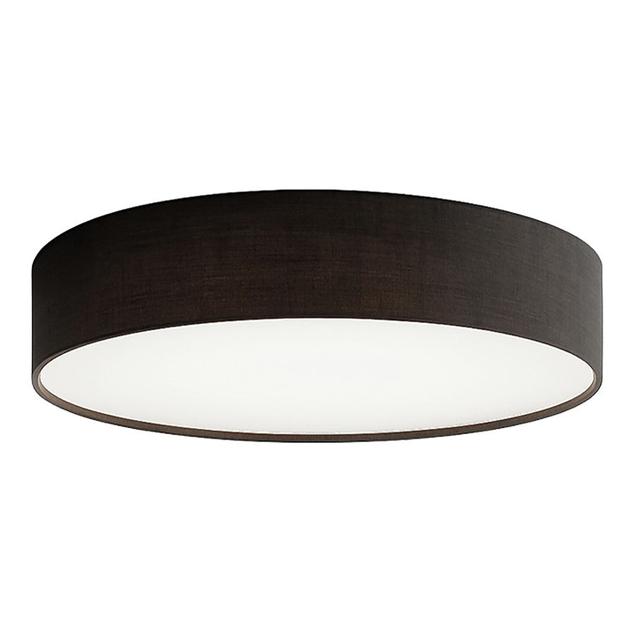 AFX Lighting Ashland 1Lt 19" LED Flush Mount, White/Black - ALDF19LAJUDBK
