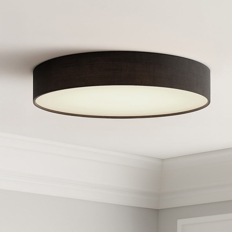 AFX Lighting Ashland 1Lt 19" LED Flush Mount, White/Black