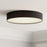 AFX Lighting Ashland 1Lt 19" LED Flush Mount, White/Black