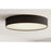 AFX Lighting Ashland 1Lt 19" LED Flush Mount, White/Black