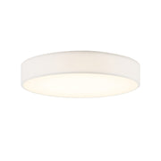 AFX Lighting Ashland 1Lt 19" LED Flush Mount, White/White - ALDF19LAJUDWH