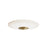 AFX Lighting Alpine 1Lt 17" Flush Mount, Antique Brass/White