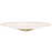 AFX Lighting Alpine 1Lt 21" Flush Mount, Antique Brass/White - ALPF21LAJUDLB