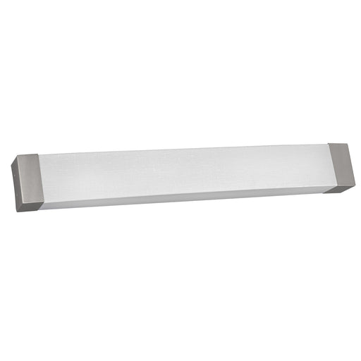 AFX Lighting Algiers 1Lt 49.3" Vanity Light, Satin Nickel/White