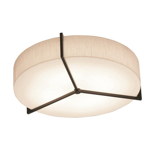AFX Lighting Apex LED Ceiling Light, Espresso/Jute