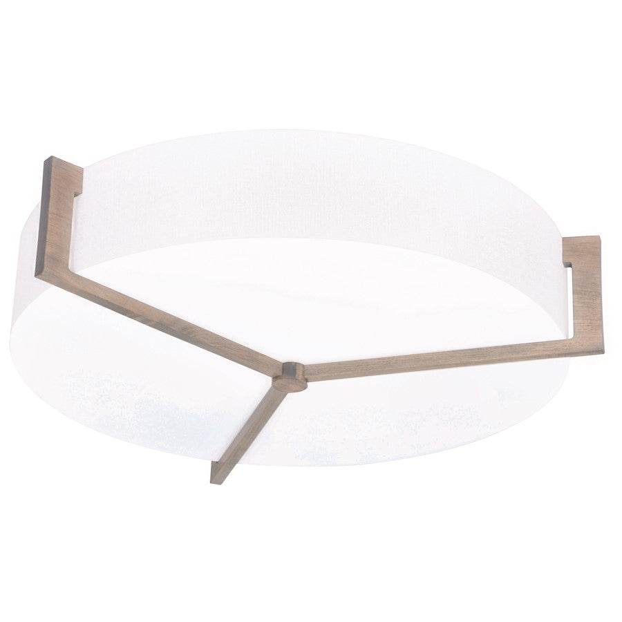 AFX Lighting Apex LED Ceiling Light, Weathered Grey/White