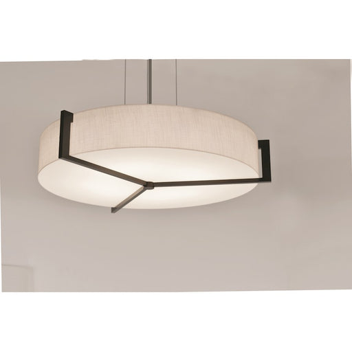 AFX Lighting Apex LED Pendant, Espresso/Jute