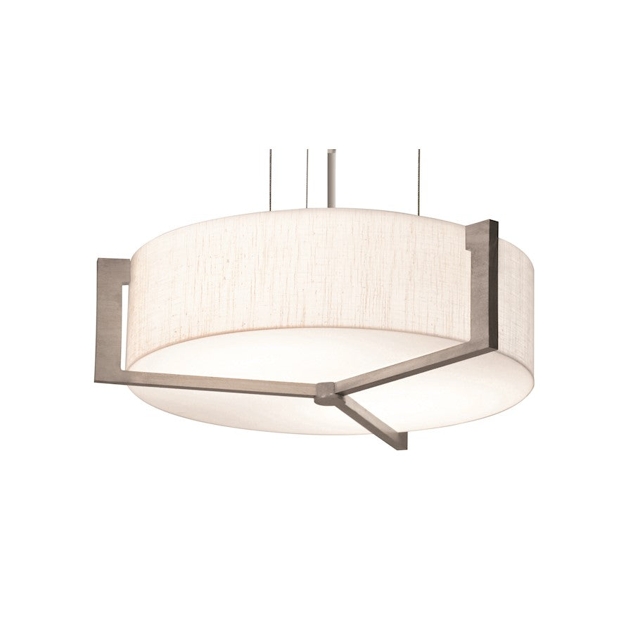 AFX Lighting Apex LED Pendant, Weathered Grey/White