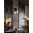 AFX Lighting Arren 2Lt Sconce, Black/Antique Brass/White