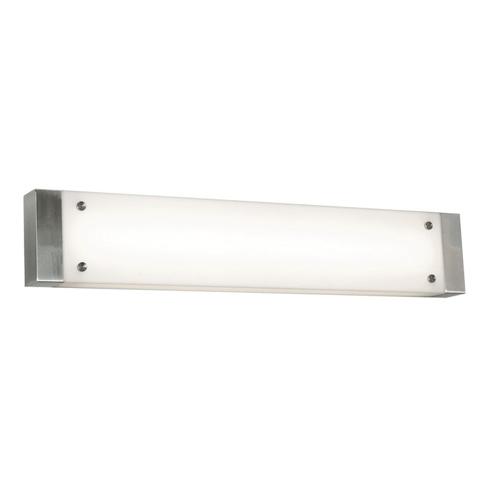 AFX Lighting Avanti 1 Light LED Wall Sconce, Nickel/White