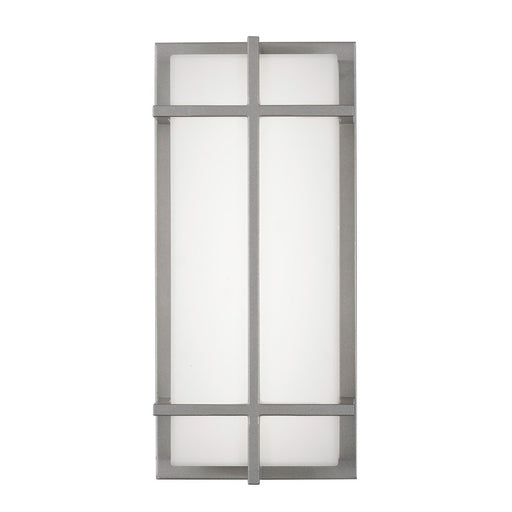 AFX Lighting August 1LT 12'' LED Outdoor Sconce, Nickel/White