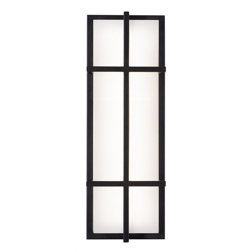 AFX Lighting August 1LT 20'' LED Outdoor Sconce, Black/White