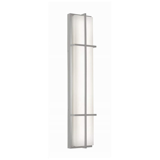 AFX Lighting August 1LT 36'' LED Outdoor Sconce, Nickel/White - AUGW0736LAJMVNP