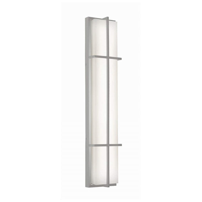 AFX Lighting August 1LT 36'' LED Outdoor Sconce, Nickel/White - AUGW0736LAJMVNP