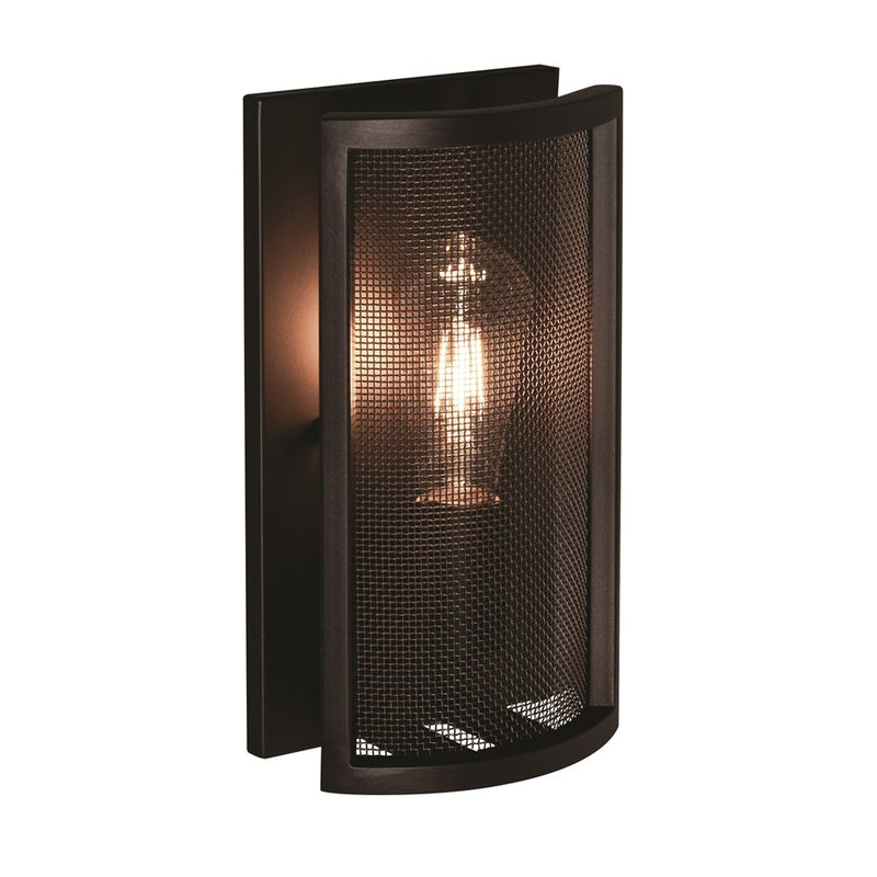 AFX Lighting Austin 1 Light Sconce, Med Base 120V, Bronze/Copper