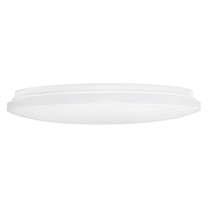 AFX Lighting Aurora 1 Light 15" Flush Mount, White/White