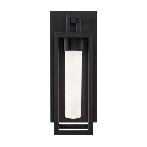 AFX Lighting Avery 1Lt 19" LED Outdoor Wall Sconce/20W, BK/WH