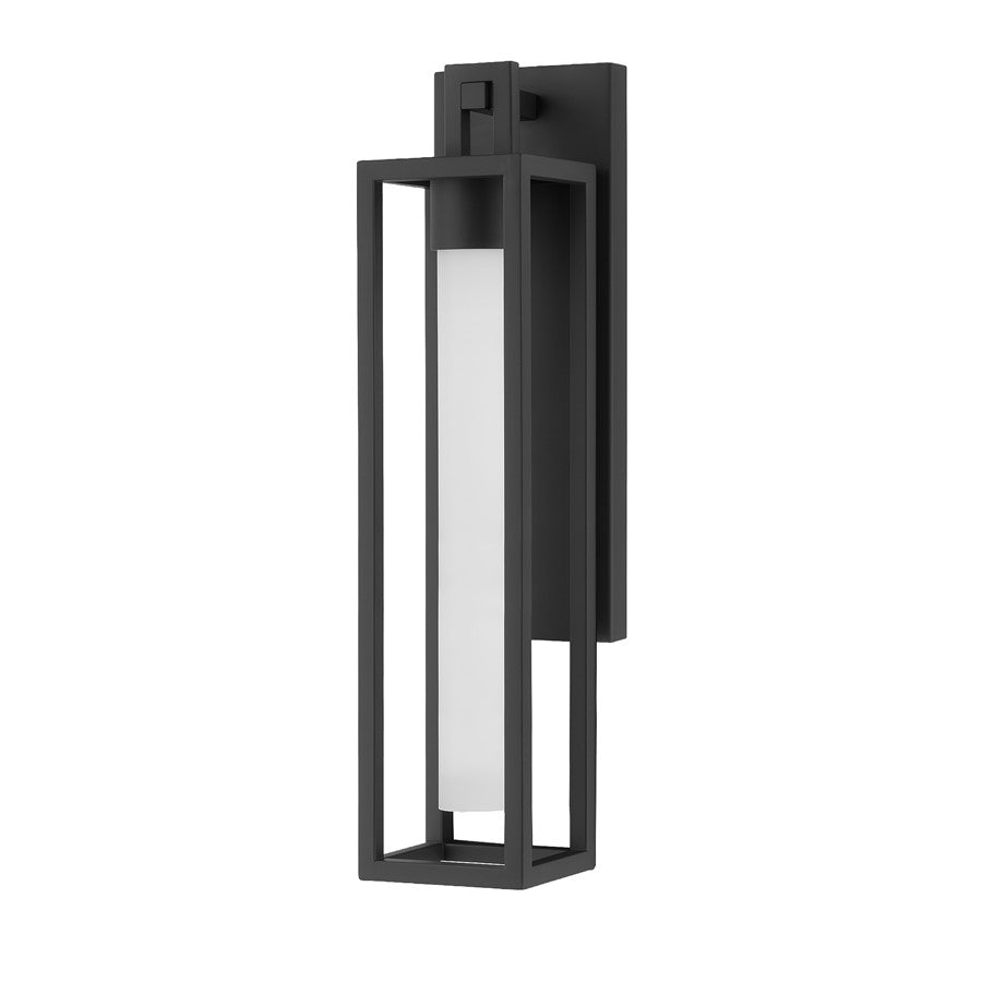 AFX Lighting Avery 1Lt 24" LED Outdoor Wall Sconce/25W, BK/WH - AVRW0727LAJUDBK